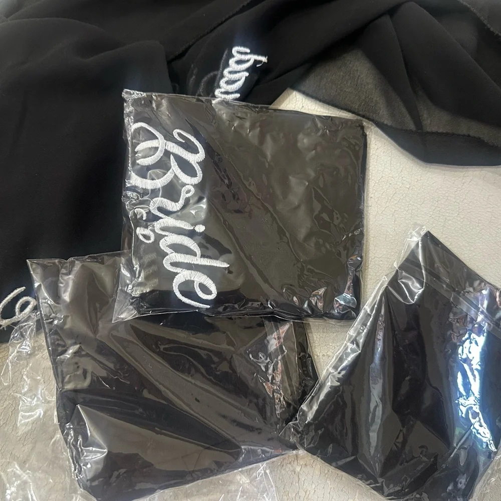 Black Bride Squad Sun Hats, Sunglasses and Bathing Suit Covers